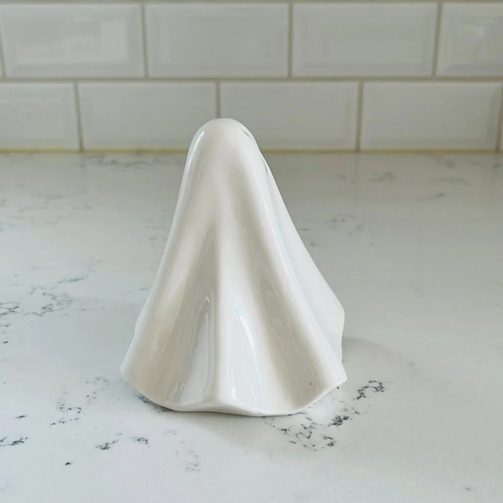 Crate&Barrel Medium LED Ceramic Ghosts
